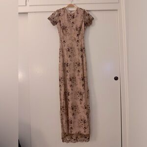 KOROVILAS hand beaded gown - One of a Kind - SZ 0